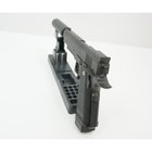 Дитячий пістолет Colt M1911 Hi-Capa Galaxy G6A з глушником та прицілом метал чорний - зображення 5