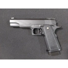 Страйкбольний пістолет Colt M1911 Hi-Capa Galaxy G6A з глушником та прицілом метал чорний - изображение 7