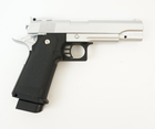 Дитячий Страйкбольний пістолет Colt M1911 Hi-Capa Galaxy G6S метал срібло - зображення 2