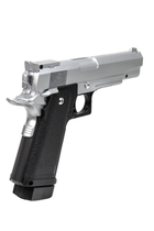 Страйкбольний пістолет Colt M1911 Hi-Capa Galaxy G6S метал срібло - изображение 3