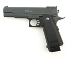 Страйкбольний пістолет з Кобурою Colt M1911 Hi-Capa Galaxy G6+ метал чорний - изображение 4
