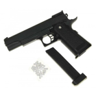 Дитячий Страйкбольний пістолет із кобурою Colt M1911 Hi-Capa Galaxy G6+ метал чорний - зображення 6