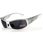 Очки Global Vision BAD-ASS 2 Silver (gray) черные в металлической оправе - изображение 3