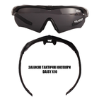 Тактические очки Daisy X10-X,защитные с диоптрией,черные,с поляризацией,увеличенная толщина линз - изображение 8