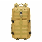Рюкзак тактический AOKALI Outdoor A10 35L Sand штурмовой армейский - изображение 2