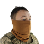 Баф зимний мужской флисовый теплый Койот тактический армейский для военных - изображение 1