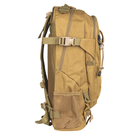 Рюкзак тактический AOKALI Outdoor A57 36-55L (Sand) однотонный военный с сеткой для воды taktical - изображение 4