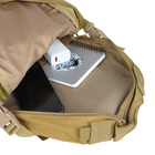 Рюкзак тактический AOKALI Outdoor A57 36-55L (Sand) однотонный военный с сеткой для воды taktical - изображение 6