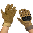 Тактичні рукавиці розмір XL койот - изображение 1