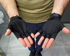 Перчатки тактические Беспальцевые Yakeda, цвет Черный, размер M - изображение 3