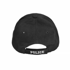 Бейсболка Han-Wild 101 Police Black с белой надписью мужская кепка L - изображение 2