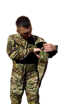 Тактическая военная форма, комплект китель + штаны, мультикам, размер 62 - изображение 8
