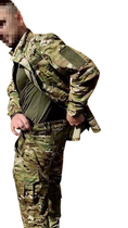 Тактическая военная форма, комплект китель + штаны, мультикам, размер 64 - изображение 9