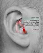 Беруші активні стрілецькі SureFire EarPro EP4 Sonic Defenders Clear M (12033) - зображення 11