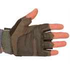Тактичні рукавички з відкритими пальцями SP-Sport BC-8788 Колір: Оливковий розмір: M - зображення 5