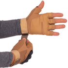 Тактичні рукавички з відкритими пальцями SP-Sport BC-8788 Колір: Хакі розмір: XL - зображення 4