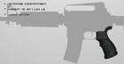 Руків'я пістолетне IMI Defense M16/AR15 EG Overmolding Grip - зображення 2
