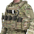 Плитоноска с подсумками Warrior Assault Systems DCS AK Plate Carrier Combo with 5x 7.62 AK Open Mag Pouches, 2x Utility Pouches Combo Multicam - изображение 4
