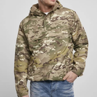 Куртка тактическая Анорак Brandit Windbreaker Fleece Pull-over Tactical M Camo