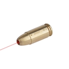 Лазерний патрон для холодного пристрілювання 9 мм Red Laser Brass Vector Optics SCBCR-11 - зображення 1