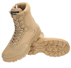 Ботинки тактические демисезонные Mil-Tec Side zip boots на молнии койот 12822104 размер 38 - изображение 1