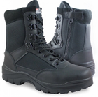 Ботинки тактические демисезонные Mil-Tec Side zip boots на молнии черные 12822102 размер 40 - изображение 1
