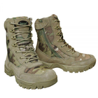 Ботинки тактические демисезонные Mil-Tec Side zip boots на молнии Multicam 12822141 размер 42 - изображение 2