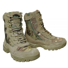 Ботинки тактические демисезонные Mil-Tec Side zip boots на молнии Multicam 12822141 размер 41 - изображение 2