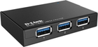 Hub USB D-Link 4 x USB 3.0 (DUB-1340/E) - obraz 2