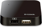Hub USB D-Link 4 x USB 2.0 (DUB-H4/E) - obraz 4