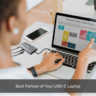 USB Hub Unitek uHUB O8+ 8-in-1 USB-C Ethernet Hub with Dual Monitor, 100W Power Delivery and Card Reader (D1019A) - obraz 3