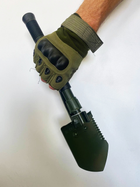 Перчатки тактические беспалые короткие велоперчатки мотоперчатки р. L олива - изображение 7