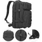 Рюкзак однолямковий MIL-TEC Assault 40 л чорний (14059202) - зображення 4