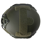 Шлем каска тактический Global Ballistics MICH 2000 NIJ IIIA Олива L - изображение 6