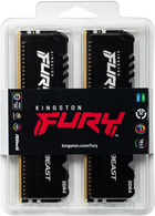 Pamięć RAM Kingston Fury DDR4-3600 16384MB PC4-28800 (zestaw 2x8192) Bestia RGB Czarny (KF436C17BBAK2/16) - obraz 7