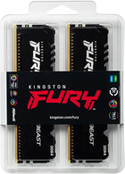 Pamięć RAM Kingston Fury DDR4-3200 16384MB PC4-25600 (zestaw 2x8192) Bestia RGB Czarny (KF432C16BBK2/16) - obraz 7