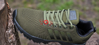 Кросівки чоловічі хакі зелені літні сітка тактичні з гумовою накладкою 43р Код: 3215 - зображення 6