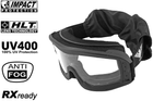 Набор баллистическая защитная маска KHS Tactical optics 25902A Черная + Светофильтр Max Fuchs для маски для арт. 25902A/B/F Желтый (25902A_25912Q) - изображение 6