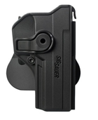 Тактична полімерна кобура для Sig Sauer P250 FS IMI-Z1060 Чорний - зображення 1