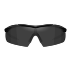 Тактичні захисні окуляри WX VAPOR, Wiley X, з чохлом, чорні, напівобідкові, чорні та прозорі лінзи - зображення 3