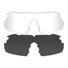 Тактичні захисні окуляри WX VAPOR, Wiley X, з чохлом, чорні, напівобідкові, чорні та прозорі лінзи - зображення 5