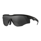 Тактичні захисні окуляри MOD. ROGUE, Wiley X, чорні, з чохлом, чорні, жовті та прозорі лінзи - зображення 1