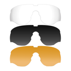 Тактичні захисні окуляри MOD. ROGUE, Wiley X, чорні, з чохлом, чорні, жовті та прозорі лінзи - зображення 3