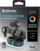 Słuchawki Defender CyberDots 250 Czarne (63250) - obraz 8