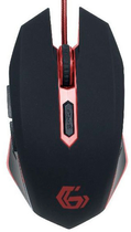 Миша Gembird MUSG-001-R USB Black/Red (MUSG-001-R) - зображення 1
