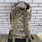 Сумка дорожная тактическая, туристический рюкзак 45 л Пиксель MELGO влагозащитный вещевой мешок - изображение 3