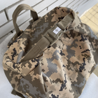 Сумка дорожная тактическая, туристический рюкзак 65 л Пиксель MELGO влагозащитный вещевой мешок - изображение 2