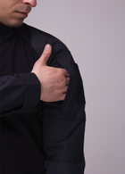 Рубашка тактическая убакс GorLin 64 Черный (Т-44) - изображение 4
