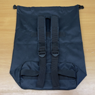 Тактичний рюкзак-баул 25 літрів Чорний Oxford 600D Flat MELGO вологозахисний речовий мішок - зображення 8