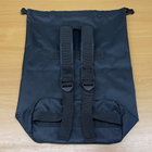 Рюкзак для вещей из прорезиненного оксфорда, вещевой тактический мешок на 25 литров Melgo чёрный - изображение 8